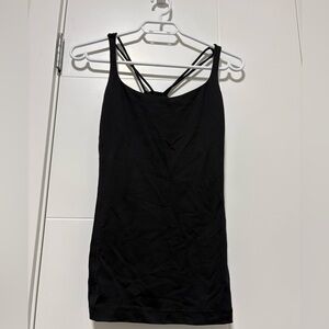 lululemon athletica Black Double-Strap Camisole